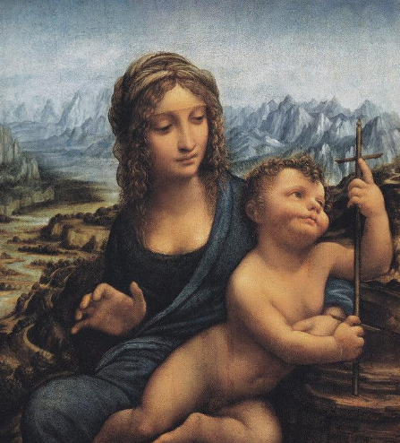 Virgen del huso, Leonardo da Vinci