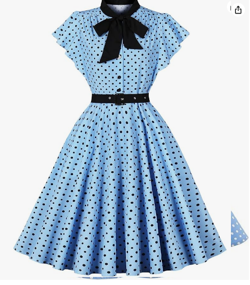 Wellwits - Vestido clásico para mujer